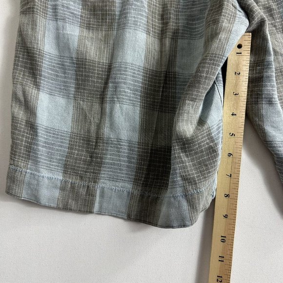 Tommy Bahama Relaxed Men’s 100% Linen Shorts Blue Plaid Adult Size 36 Casual‎ - Picture 7 of 8